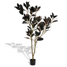 Simulated green plant pot indoor living room home decoration iron tree leaves tree bonsai home decoration two-color 180cm 1pcs/set